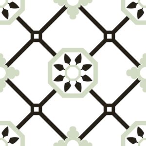 Bodenfliese Retro Alba 22 verde 22,5 x 22,5 cm