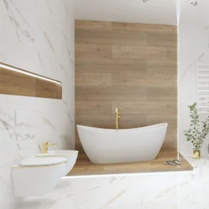 Freistehende Badewanne MODENA 2.0, oval (1700×780×680 mm), 250 Liter, glänzend, weiß