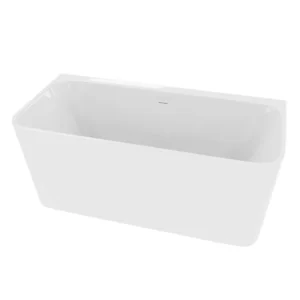 Vorwand-Badewanne MENSOLA 1700, rechteckig (1700×800×600 mm), 280 Liter, glänzend, weiß