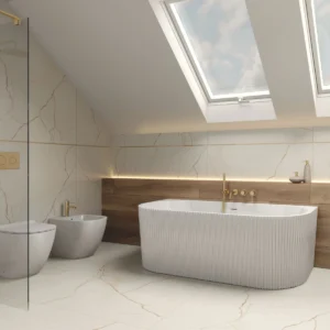 Vorwand-Badewanne OKLAHOMA, ovale Innenform (1700×800×580 mm), 254 Liter, glänzend, weiß