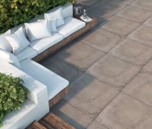 Terrassenplatte Keramik Warehouse tan 80 x 80 x 2 cm