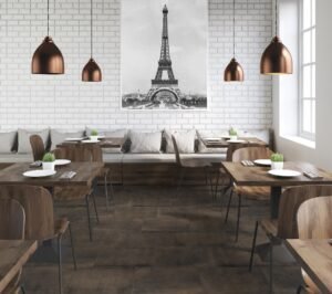 Bodenfliese Eiffel bronzo 30,2 x 60,4 cm