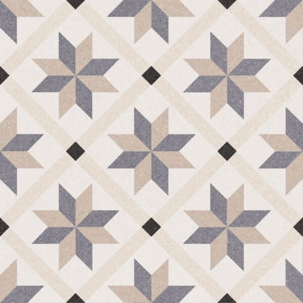 Dekorfliese Retro Palermo 22 bea 22,5 x 22,5 cm Dekorfliese Retro Palermo 22 bea 22,5 x 22,5 cm